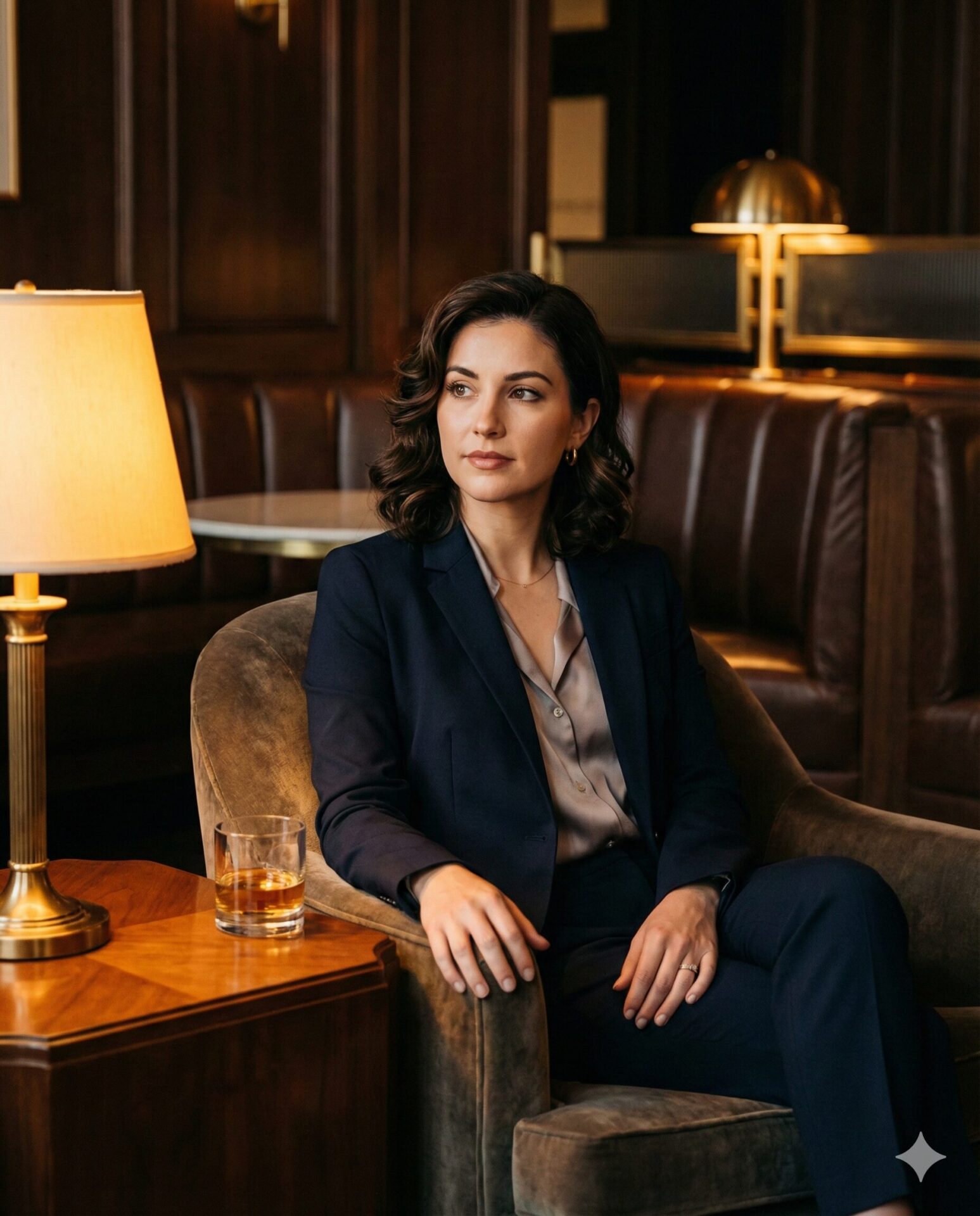Beautiful woman in elegant setting